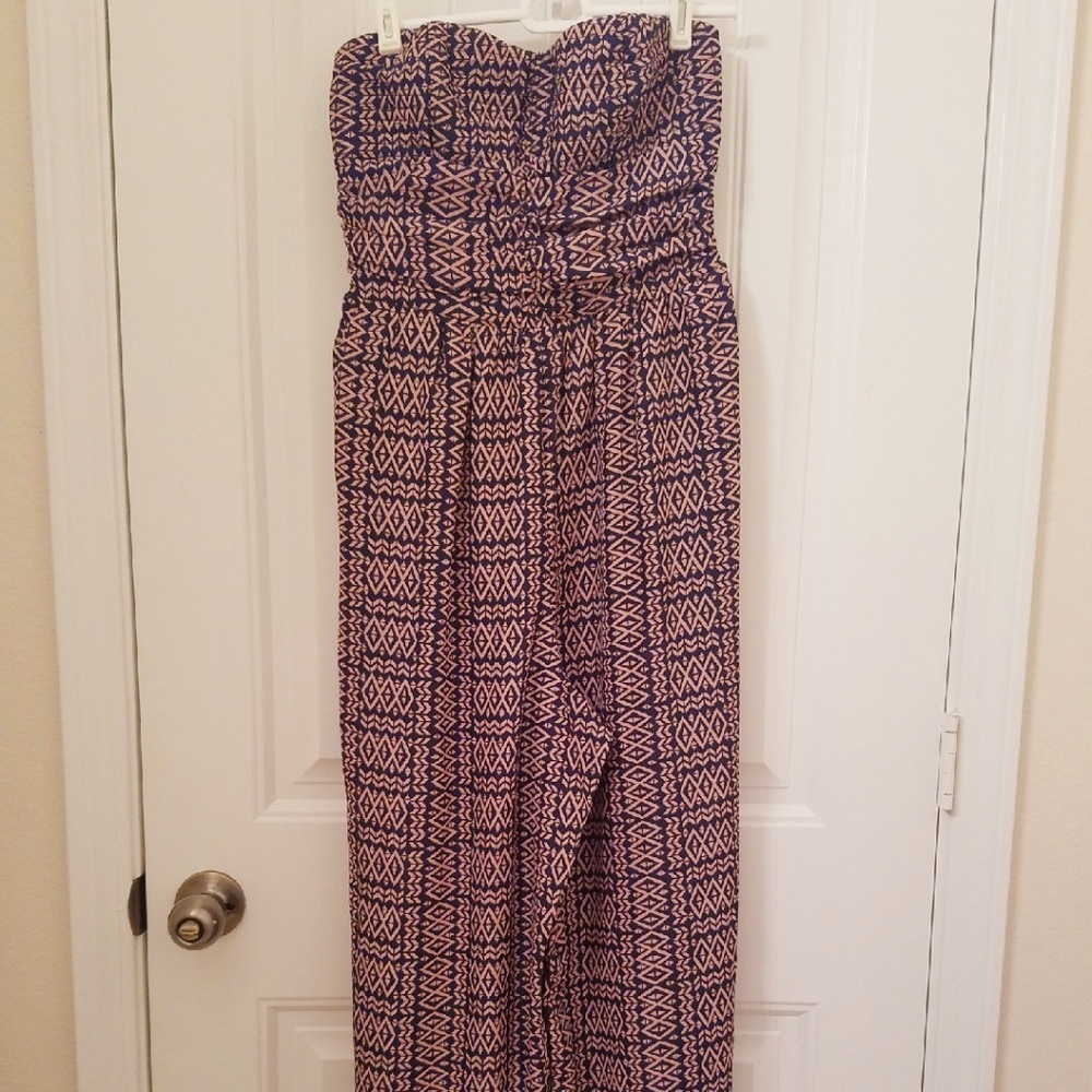 Aztec Print Jumpsuit